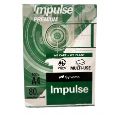 Бумага для принтера А4, Impulse Premium (Премиум Импульс), 500 Листов 80 Г/М², белая