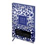 УЦЕНКА - Ежедневник недатированный, В6, 136л., кожзам, Greenwich Line "Vision. Wild style. Silver blue", тон. блок, цв. срез