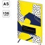 Ежедневник недатированный, А5, 136л., кожзам, Greenwich Line "Vision. Stylish abstraction", тон. блок, цветной срез