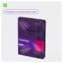 Ежедневник недатированный, А5, 136л., кожзам, Berlingo "Color Zone", черн. срез, с резинкой, фиолетовый