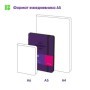 Ежедневник недатированный, А5, 136л., кожзам, Berlingo "Color Zone", черн. срез, с резинкой, фиолетовый