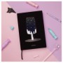 Ежедневник недатированный, А5, 136л., кожзам, MESHU "Magic. Ice cream", тон. блок, аппликация с анимированным изображением