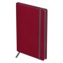 Ежедневник недатированный, А5, 136л., твердый переплет, кожзам, BG "Contrast. Berry", красный, цветной срез, на резинке