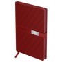 Ежедневник недатированный, А5, 136л., твердый переплет, кожзам, Greenwich Line "Fascia. Burgundy", магнитная застежка