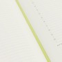 Ежедневник недатированный, А5, 136л., твердый переплет, кожзам, BG "Create. Lime", лаймовый, цветной срез