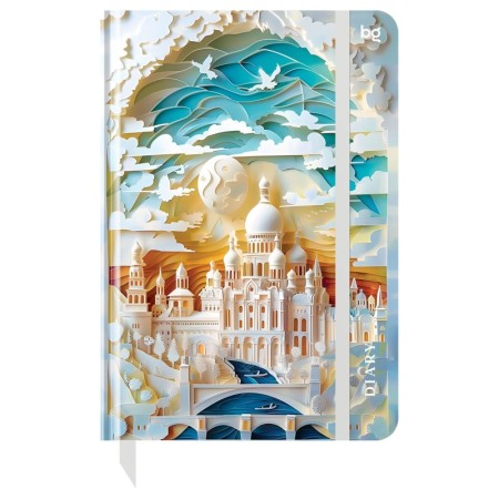 Ежедневник недатированный А5, 136л., 7БЦ BG "Paper Art. Istanbul", матовая ламинация, выборочный лак