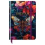 Ежедневник недатированный А5, 136л., 7БЦ BG "Витраж. Бабочка", глянцевая ламинация, отд. фольгой