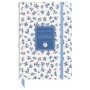 Ежедневник недатированный А5, 136л., 7БЦ BG "Flowery. White", глянцевая ламинация, отд.фольгой