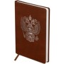 Ежедневник недатированный, А5, 160л., твердый переплет, кожзам, BG "Орел", коричневый