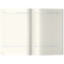 Ежедневник недатированный, А5, 136л., кожзам, Berlingo "Memphis", серебряный срез, с рисунком