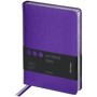 Ежедневник недатированный, А5, 160л., кожзам, Berlingo "Starlight", серебр. срез, фиолетовый
