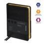 Ежедневник недатированный, А6, 160л., кожзам, Berlingo "xGold", зол. срез, черный