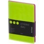 Ежедневник недатированный, В6, 136л., кожзам, Berlingo "Fuze", цветной срез, салатовый