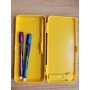 Пенал для канцелярских принадлежностей с планшетом для рисования LSD DRAWING PEN CASE жёлтый