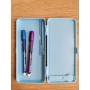 Пенал для канцелярских принадлежностей с планшетом для рисования LSD DRAWING PEN CASE голубой