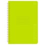 Тетрадь 48л., А5, клетка на силиконовом гребне, BG Neon. Yellow, пластиковая обложка