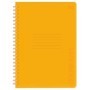 Тетрадь 48л., А5, клетка на силиконовом гребне, BG Neon. Orange, пластиковая обложка