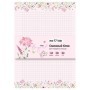 Сменный блок 80л., А5 клетка MESHU Pink bouquet, пленка т/у, в клетку