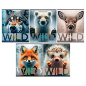 Тетрадь 40л., А5, линия BG Wild, суперэконом_2