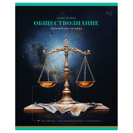 Тетрадь предметная 40л. BG Фотосфера - Обществознание, эконом