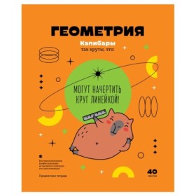Тетрадь предметная 40л. BG Записки школьника - Геометрия , эконом