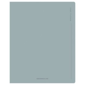 Тетрадь 48л., А5, клетка Greenwich Line Gray, cофт-тач ламинация, выб. лак, 70г/м2
