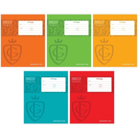 Тетрадь 18л., линия Greenwich Line Royal book, УФ-лак, 80г/м2