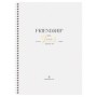 Тетрадь 80л., А4, клетка на гребне GreenwichLine Friendship, матовая ламинация, тиснение фольгой, 80г/м2