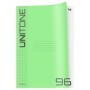 Тетрадь 96л., А4 клетка BG UniTone. Neon, пластиковая обложка, неон салатовый