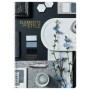 Тетрадь 80л., А4, клетка на гребне GreenwichLine Stylish details, матовая ламинация, тиснение фольгой, 70г/м2
