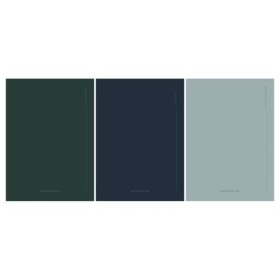 Тетрадь 80л., А4, клетка GreenwichLine Solid colors, матовая ламинация, выборочный лак, 70г/м2