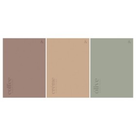 Тетрадь 80л., А4, клетка GreenwichLine Natural tone, soft-touch ламинация, 70г/м2