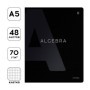 Тетрадь предметная 48л. Greenwich Line Сolor black - Алгебра, софт-тач ламинация, выборочный УФ-лак, 70г/м2