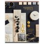 Тетрадь 48л., А5, клетка Greenwich Line Stylish details, матовая ламинация, тиснение фольгой, 70г/м2