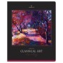 Тетрадь 48л., А5, клетка Greenwich Line Classical art, глянцевая ламинация, sandy-touch лак, 70г/м2