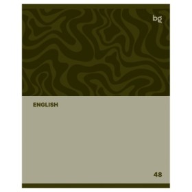 Тетрадь предметная 48л. BG Single colour - Английский язык, эконом
