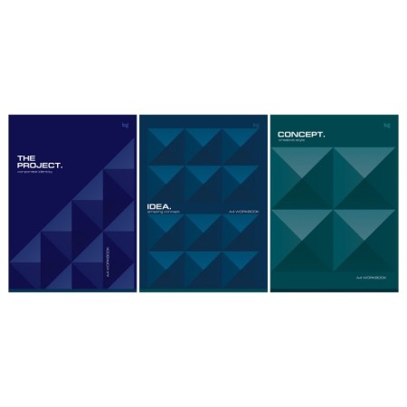 Тетрадь 60л., А4, клетка BG Monocolor. Corporate identity