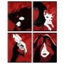 Тетрадь 48л., А5, клетка на гребне Greenwich Line Woman secret, матовая ламинация, выборочный лак, 70г/м2