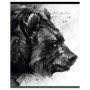 Тетрадь 80л., А5, клетка Greenwich Line Magnificent animals, матовая ламинация, тиснение фольгой 70г/м2