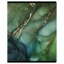 Тетрадь 48л., А5, клетка Greenwich Line Marble color, матовая ламинация, тиснение фольгой, 70г/м2