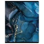 Тетрадь 48л., А5, клетка Greenwich Line Marble color, матовая ламинация, тиснение фольгой, 70г/м2