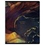 Тетрадь 48л., А5, клетка Greenwich Line Marble color, матовая ламинация, тиснение фольгой, 70г/м2