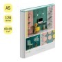 Тетрадь на кольцах А5, 120л., 7БЦ, ArtSpace Офис. Office style, глянцевая ламинация
