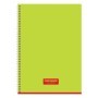 Тетрадь 120л., А4, клетка, на гребне BG Copybook, глянцевая ламинация
