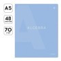 Тетрадь предметная 48л. Greenwich Line Color theory - Алгебра, пантонная печать, матовая ламинация, выборочный УФ-лак, 70г/м2