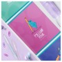 Тетрадь предметная 48л. MESHU Ученый MISHKA - Русский язык, матовая ламинация, выборочный УФ-лак, тиснение фольгой