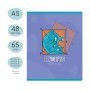 Тетрадь предметная 48л. MESHU Ученый MISHKA - Геометрия, матовая ламинация, выборочный УФ-лак, тиснение фольгой