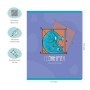 Тетрадь предметная 48л. MESHU Ученый MISHKA - Геометрия, матовая ламинация, выборочный УФ-лак, тиснение фольгой
