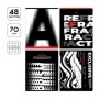 Тетрадь 48л., А5, клетка Greenwich Line Distortion, матовая ламинация, 70г/м2
