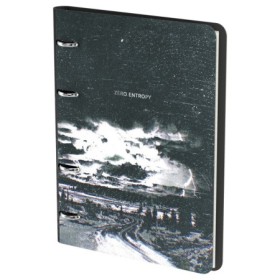 Тетрадь на кольцах А5, 80л. ЛАЙТ, кожзам, Greenwich Line Surreal, тон. блок